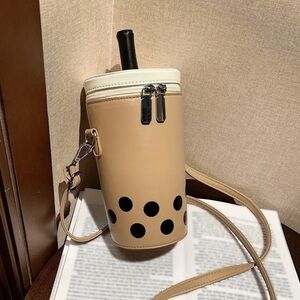 Adorable Boba Milk Tea Crossbody Bag